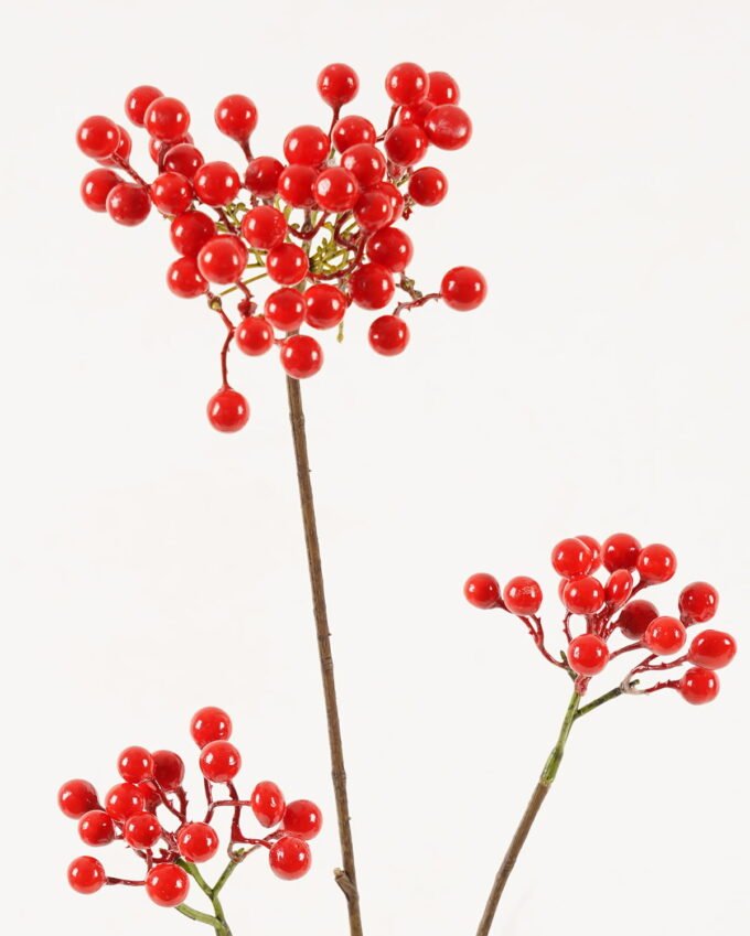 Artificial Branch fruit 13*13*84cm Fruit *3 single stem GS-53623070-R1 2024Feb YeahFlower is one of Chinese leading OEM manufacturers and exporters , supplying the silk flowers, wholesale artificial trees