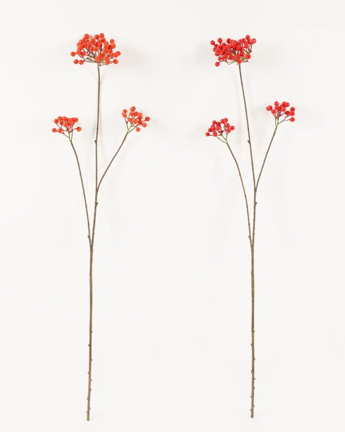 Artificial Branch fruit 13*13*84cm Fruit *3 single stem GS-53623070 2024Feb YeahFlower is one of Chinese leading OEM manufacturers and exporters , supplying the silk flowers, wholesale artificial trees