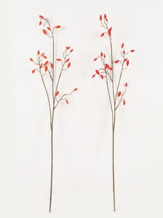 Artificial Branch fruit 22*93cm Fruit *3 single stem GS-53623074-R1 Single Flowers 3,000+ sqm showroom with thousands of artificial flowers, plants & trees ready for global sourcing.