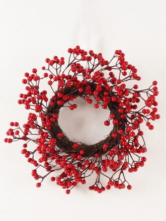 Artificial Branch fruit 19*61cm Red fruit *15 single stem GS-54023065 Christmas Item 3,000+ sqm showroom with thousands of artificial flowers, plants & trees ready for global sourcing.