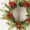 Artificial Branch fruit 40*40cm leaf&Red fruit wreath GS-54023060 2024Feb YeahFlower is one of Chinese leading OEM manufacturers and exporters , supplying the silk flowers, wholesale artificial trees