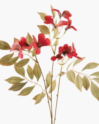 Artificial Flower 20*20*77cm Campsis grandiflora *3 single stem GVC-24-3044-R1 2024Mar YeahFlower is one of Chinese leading OEM manufacturers and exporters , supplying the silk flowers, wholesale artificial trees