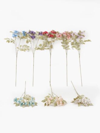 Artificial Flower 20*20*77cm Campsis grandiflora *3 single stem GVC-24-3044-C1 Single Flowers 3,000+ sqm showroom with thousands of artificial flowers, plants & trees ready for global sourcing.