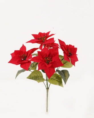 Artificial Flower 32*32*40cm Christmas flower *5 bush GS-61523003 2024Feb YeahFlower is one of Chinese leading OEM manufacturers and exporters , supplying the silk flowers, wholesale artificial trees