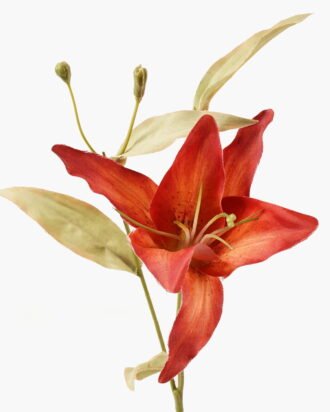 Artificial Flower 20*20*45cm Lilium brownii single stem GVC-24-3043-O1 2024Mar YeahFlower is one of Chinese leading OEM manufacturers and exporters , supplying the silk flowers, wholesale artificial trees