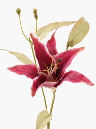 Artificial Flower 20*20*45cm Lilium brownii single stem GVC-24-3043-R1 Single Flowers 3,000+ sqm showroom with thousands of artificial flowers, plants & trees ready for global sourcing.
