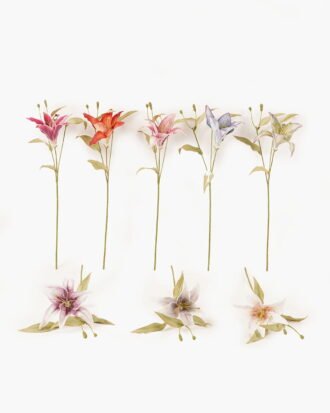 Artificial Flower 20*20*45cm Lilium brownii single stem GVC-24-3043 2024Mar YeahFlower is one of Chinese leading OEM manufacturers and exporters , supplying the silk flowers, wholesale artificial trees