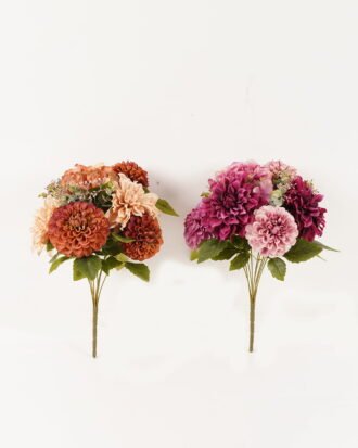 Artificial Flower 35*35*42cm Mum *9 bush GS-38023019-RST 2024Feb YeahFlower is one of Chinese leading OEM manufacturers and exporters , supplying the silk flowers, wholesale artificial trees