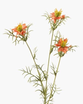 Artificial Flower 12*12*68cm Nigella damascena *3 single stem GVC-24-3045-O1 2024Mar YeahFlower is one of Chinese leading OEM manufacturers and exporters , supplying the silk flowers, wholesale artificial trees