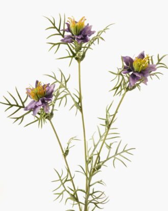Artificial Flower 12*12*68cm Nigella damascena *3 single stem GVC-24-3045-Z2 2024Mar YeahFlower is one of Chinese leading OEM manufacturers and exporters , supplying the silk flowers, wholesale artificial trees