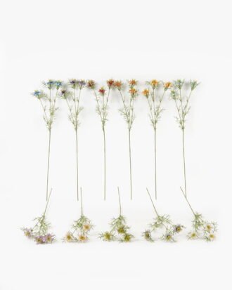 Artificial Flower 12*12*68cm Nigella damascena *3 single stem GVC-24-3045 2024Mar YeahFlower is one of Chinese leading OEM manufacturers and exporters , supplying the silk flowers, wholesale artificial trees