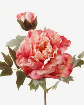 Artificial Flower 23*23*58cm Peony *2 Single stem GS-25823005-P2 2024Feb YeahFlower is one of Chinese leading OEM manufacturers and exporters , supplying the silk flowers, wholesale artificial trees