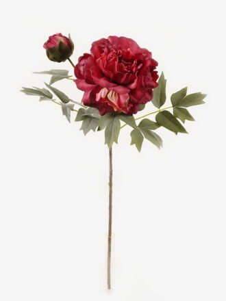 Artificial Flower 23*23*58cm Peony *2 Single stem GS-25823005-P2 Single Flowers 3,000+ sqm showroom with thousands of artificial flowers, plants & trees ready for global sourcing.