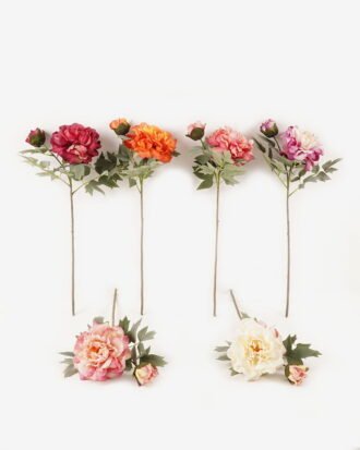 Artificial Flower 23*23*58cm Peony *2 Single stem GS-25823005 2024Feb YeahFlower is one of Chinese leading OEM manufacturers and exporters , supplying the silk flowers, wholesale artificial trees