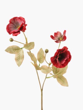 Artificial Flower 12*12*46cm Ranunculus single stem GVC-24-3040-P2 Single Flowers 3,000+ sqm showroom with thousands of artificial flowers, plants & trees ready for global sourcing.