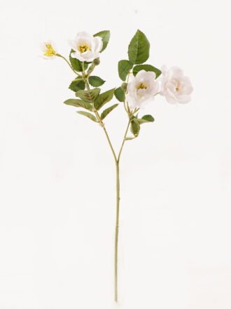 Artificial Flower 15*15*45cm Rose *2 single stem GVC-24-3083-W1 Single Flowers 3,000+ sqm showroom with thousands of artificial flowers, plants & trees ready for global sourcing.
