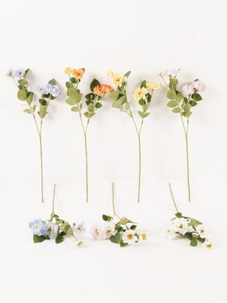 Artificial Flower 15*15*45cm Rose *2 single stem GVC-24-3083-O1 Single Flowers 3,000+ sqm showroom with thousands of artificial flowers, plants & trees ready for global sourcing.