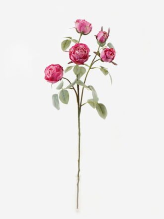 Artificial Flower 23*23*65cm Rose *5 Single stem GS-25823008-P2 Single Flowers 3,000+ sqm showroom with thousands of artificial flowers, plants & trees ready for global sourcing.