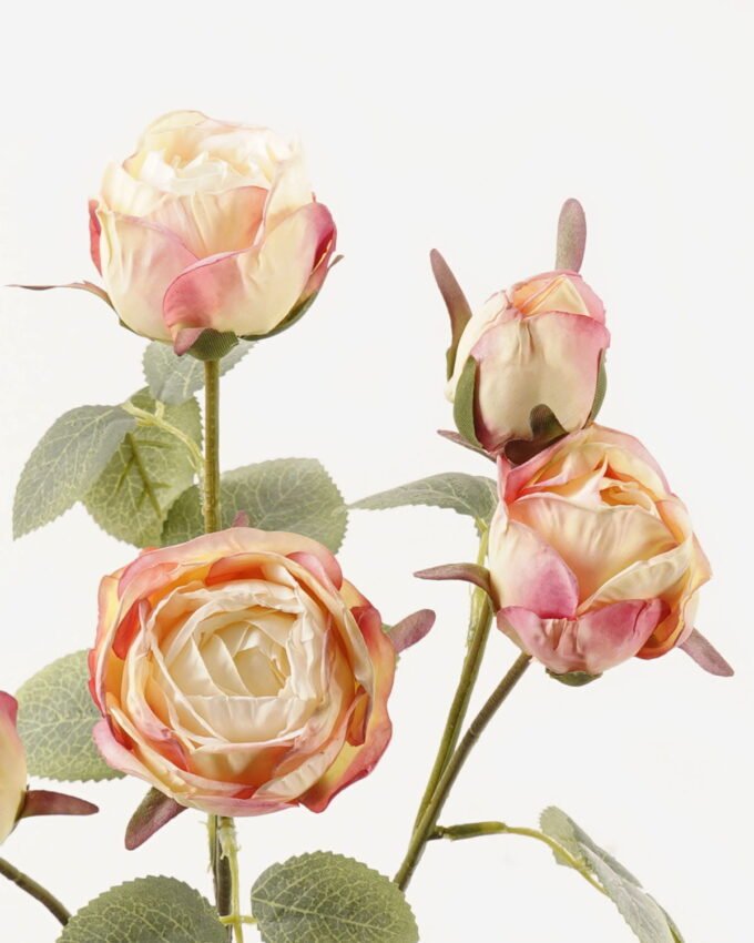 Artificial Flower 23*23*65cm Rose *5 Single stem GS-25823008-W1 2024Feb YeahFlower is one of Chinese leading OEM manufacturers and exporters , supplying the silk flowers, wholesale artificial trees