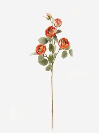 Artificial Flower 25*25*76cm Rose *5 Single stem GS-25823010 Single Flowers 3,000+ sqm showroom with thousands of artificial flowers, plants & trees ready for global sourcing.