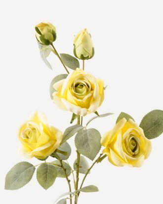 Artificial Flower 25*25*76cm  Rose *5 Single stem GS-25823011-Y1 2024Feb YeahFlower is one of Chinese leading OEM manufacturers and exporters , supplying the silk flowers, wholesale artificial trees