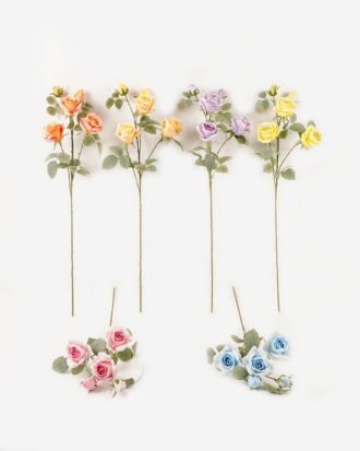 Artificial Flower 25*25*76cm  Rose *5 Single stem GS-25823011 2024Feb YeahFlower is one of Chinese leading OEM manufacturers and exporters , supplying the silk flowers, wholesale artificial trees