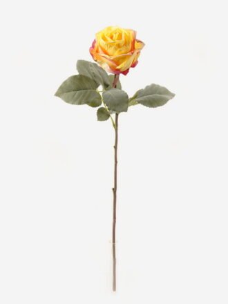 Artificial Flower 20*20*68cm Rose Single stem GS-25823007-W1 Single Flowers 3,000+ sqm showroom with thousands of artificial flowers, plants & trees ready for global sourcing.