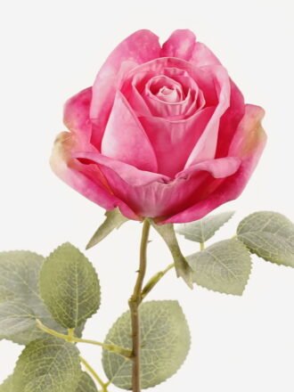 Artificial Flower 16*16*53cm Rose Single stem GS-25823013-W1 Single Flowers 3,000+ sqm showroom with thousands of artificial flowers, plants & trees ready for global sourcing.