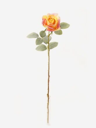 Artificial Flower 16*16*53cm Rose Single stem GS-25823013-W1 Single Flowers 3,000+ sqm showroom with thousands of artificial flowers, plants & trees ready for global sourcing.