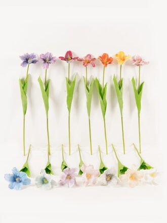 Artificial Flower 13*13*55cm Wintersweet *2 single stem GVC-24-3065 Single Flowers 3,000+ sqm showroom with thousands of artificial flowers, plants & trees ready for global sourcing.