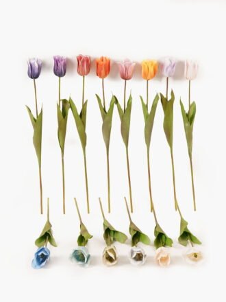 Artificial Flower 9*9*60cm Tulipa single stem GVC-24-3036-C1 Single Flowers 3,000+ sqm showroom with thousands of artificial flowers, plants & trees ready for global sourcing.