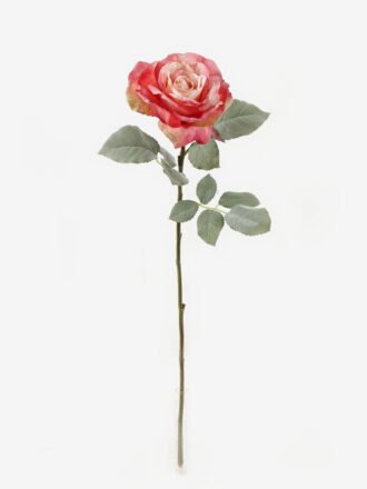 Artificial Flower 23*23*66cm cm Rose Single stem GS-25823006-P1 Single Flowers 3,000+ sqm showroom with thousands of artificial flowers, plants & trees ready for global sourcing.