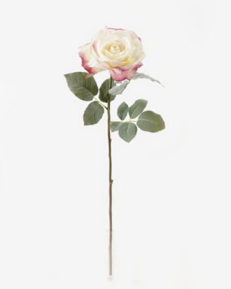 Artificial Flower 23*23*66cm cm Rose Single stem GS-25823006-W1 2024Feb YeahFlower is one of Chinese leading OEM manufacturers and exporters , supplying the silk flowers, wholesale artificial trees