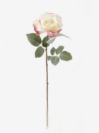 Artificial Flower 23*23*66cm cm Rose Single stem GS-25823006-P2 Single Flowers 3,000+ sqm showroom with thousands of artificial flowers, plants & trees ready for global sourcing.