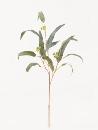 Artificial Plant 18*18*55cm Eucalyptus single stem HT-24-085 Leaves&Sprays&Foliages 3,000+ sqm showroom with thousands of artificial flowers, plants & trees ready for global sourcing.
