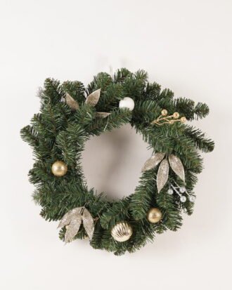 Artificial Plant 50*50cm Pine needle wreath/no rose GS-54023063 2024Feb YeahFlower is one of Chinese leading OEM manufacturers and exporters , supplying the silk flowers, wholesale artificial trees