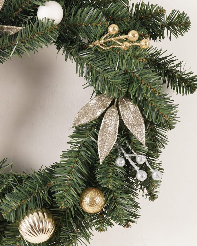 Artificial Plant Pine needle wreath no rose GS-54023063_7 Artificial Plant 50*50cm Pine needle wreath/no rose GS-54023063 2024Feb YeahFlower is one of Chinese leading OEM manufacturers and exporters , supplying the silk flowers, wholesale artificial trees