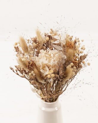 Dried Flowers 30cm Dried natural  in ceramic pot (285g) GS-56623165 2024Feb YeahFlower is one of Chinese leading OEM manufacturers and exporters , supplying the silk flowers, wholesale artificial trees