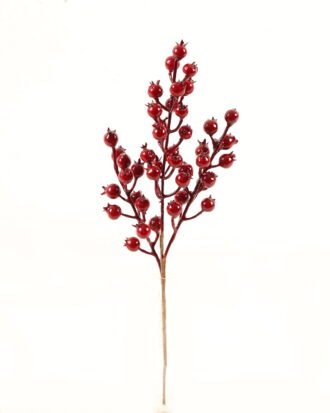 Artificial Branch fruit 12.5″red berry spray GS-3010060-335 2024Mar YeahFlower is one of Chinese leading OEM manufacturers and exporters , supplying the silk flowers, wholesale artificial trees