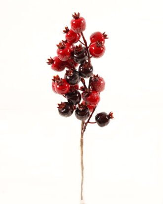 Artificial Branch fruit H:35cm Fat Red Berry Pick  GS-3010088-335 2024Mar YeahFlower is one of Chinese leading OEM manufacturers and exporters , supplying the silk flowers, wholesale artificial trees