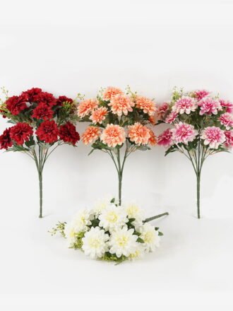 Artificial Flower Gerbera bush*7 GS-05523094 Flowers Bush 3,000+ sqm showroom with thousands of artificial flowers, plants & trees ready for global sourcing.