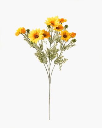 Artificial Flower Daisy spray*5 GS-29223008-Y1 2024Mar YeahFlower is one of Chinese leading OEM manufacturers and exporters , supplying the silk flowers, wholesale artificial trees