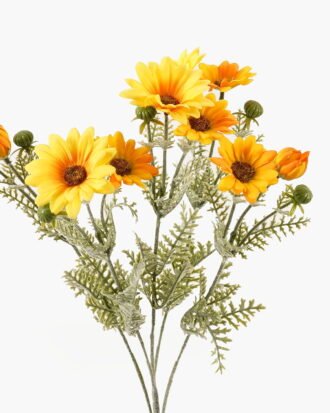 Artificial Flower Daisy spray*5 GS-29223008-Y1 2024Mar YeahFlower is one of Chinese leading OEM manufacturers and exporters , supplying the silk flowers, wholesale artificial trees