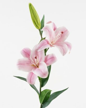 Artificial Flower 29*29*75cm Lily  *3 single stem/8 lvs GS-64923028-P1 2024Apr YeahFlower is one of Chinese leading OEM manufacturers and exporters , supplying the silk flowers, wholesale artificial trees