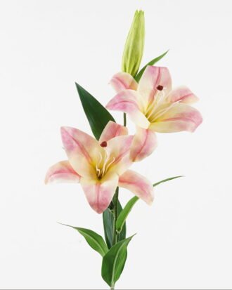 Artificial Flower 29*29*75cm Lily  *3 single stem/8 lvs GS-64923028-P2 2024Apr YeahFlower is one of Chinese leading OEM manufacturers and exporters , supplying the silk flowers, wholesale artificial trees