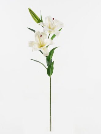 Artificial Flower 29*29*75cm Lily  *3 single stem/8 lvs GS-64923028-R1 Single Flowers 3,000+ sqm showroom with thousands of artificial flowers, plants & trees ready for global sourcing.