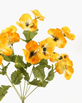 Artificial Flower Pansy*7 GS-29223006 2024Apr YeahFlower is one of Chinese leading OEM manufacturers and exporters , supplying the silk flowers, wholesale artificial trees