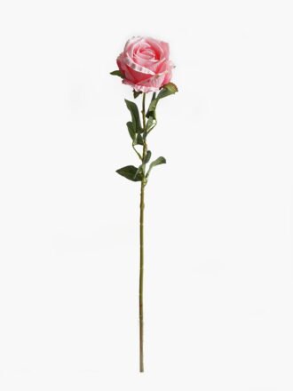 Artificial Flower VELVET ROSE*1 GS-17823007-W1 Single Flowers 3,000+ sqm showroom with thousands of artificial flowers, plants & trees ready for global sourcing.