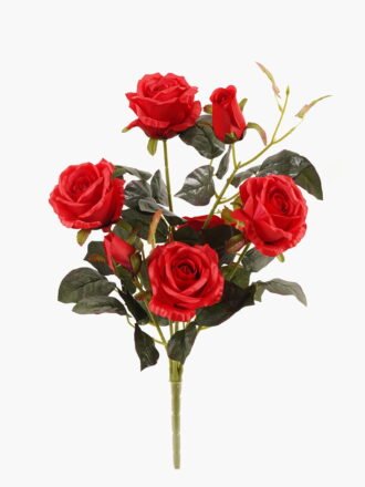 Artificial Flower ROSE BUSH*8 GS-17823013-P1 Flowers Bush 3,000+ sqm showroom with thousands of artificial flowers, plants & trees ready for global sourcing.