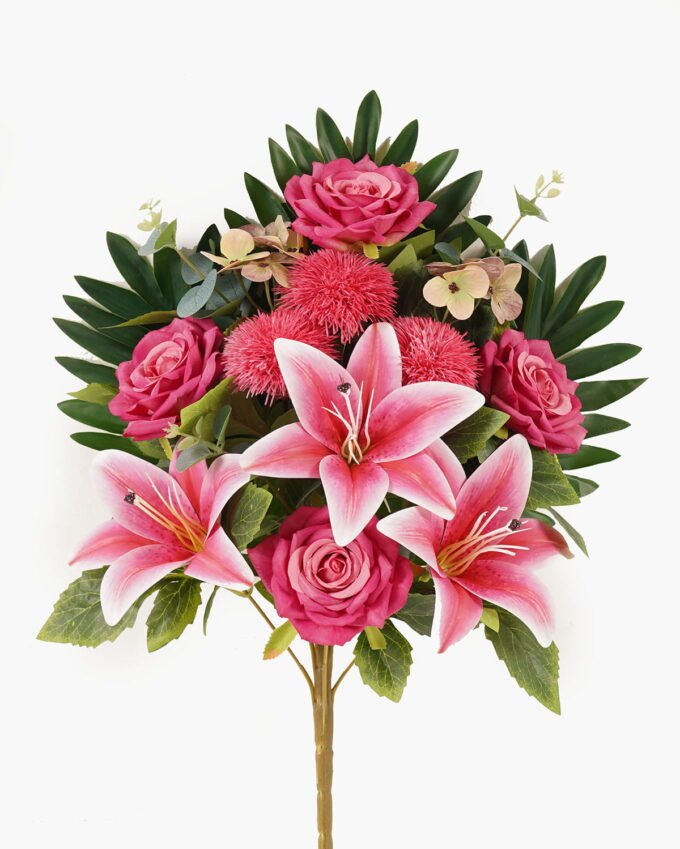 Artificial Flower 28*47cm Rose *12 Bush GS-67924001-R2 2024Apr YeahFlower is one of Chinese leading OEM manufacturers and exporters , supplying the silk flowers, wholesale artificial trees